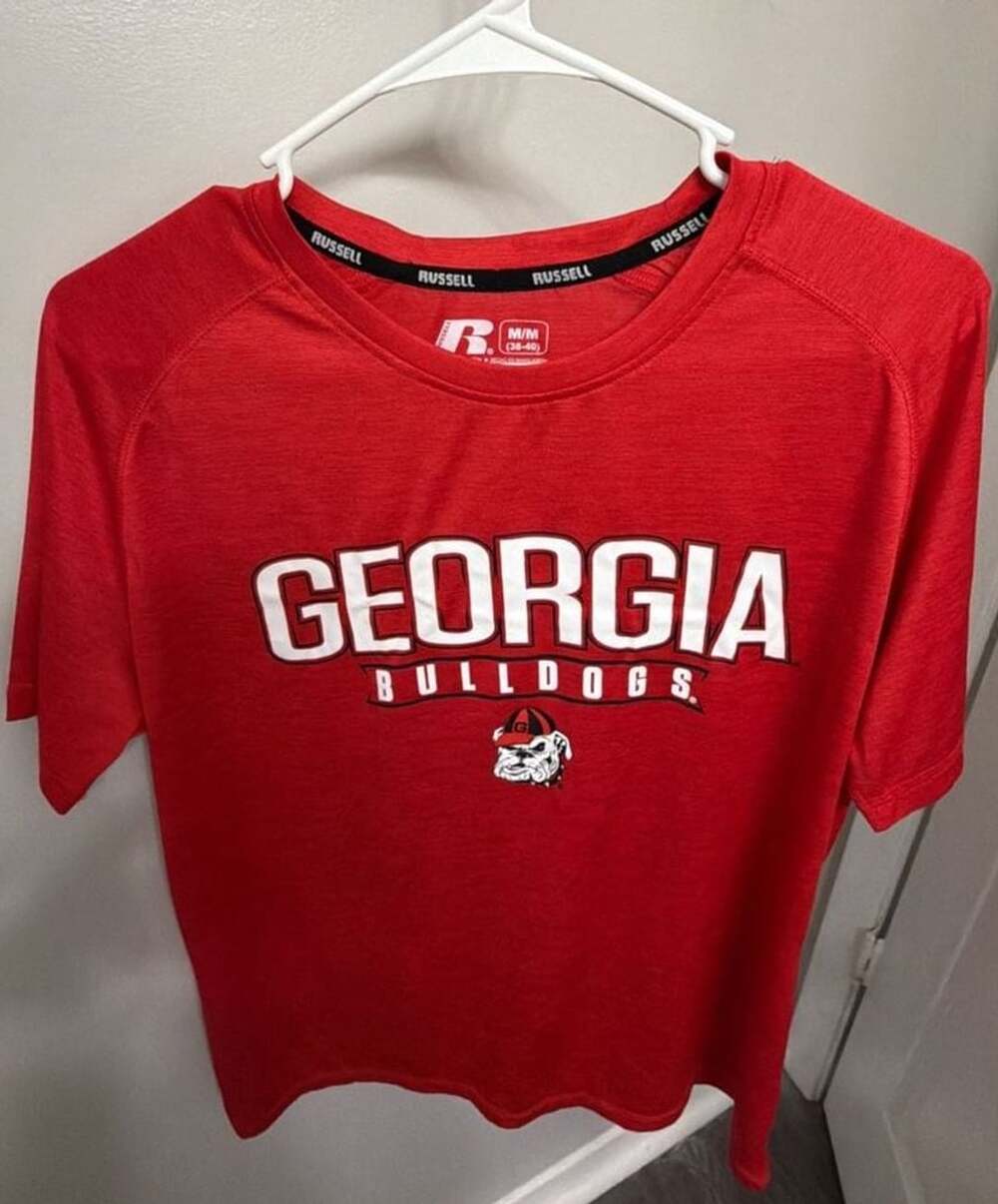 Georgia Bulldogs UGA Russell Athletic Performance Shirt Men’s M Red NCAA